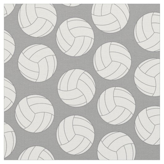 Volleyball Sports Silver Grau Stoff (Nahaufnahme)