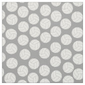 Volleyball Sports Silver Grau Stoff (Muster)