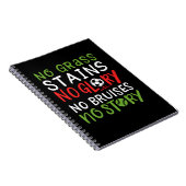 Volleyball-Sprichwort Notizblock (Rechte Seite)