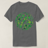 Volleyball St Patricks Day Shamrock Clover Irish G T-Shirt (Design vorne)