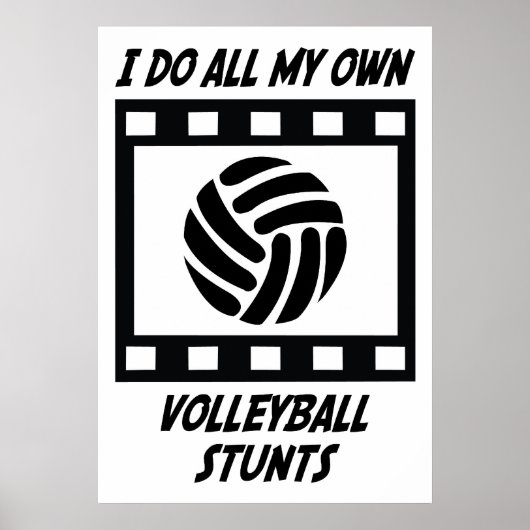 Volleyball Stunts Poster (Vorne)