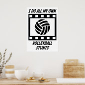 Volleyball Stunts Poster (Küche)