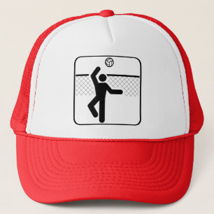 Volleyball-Symbol-Hut Truckerkappe