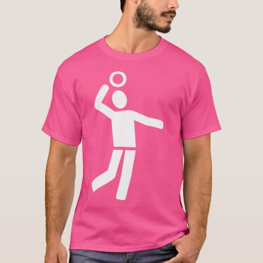 Volleyball-Symbol T-Shirt (Vorderseite)