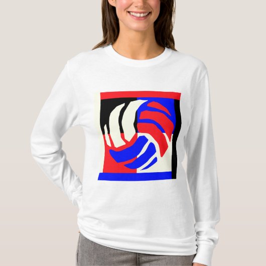 Volleyball-T-Shirt T-Shirt (Vorderseite)
