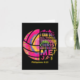 Volleyball T Shirt Teen Girls Christlich Chri Karte