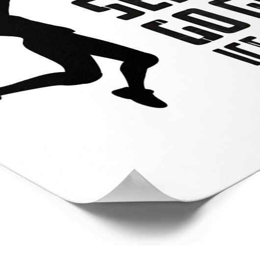 Volleyball-T, wenn Sie einen Soft-Service Gewollt, Poster (Ecke)