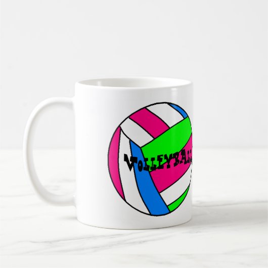 Volleyball-Tasse Kaffeetasse (Links)