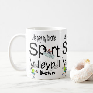 Volleyball-Tasse Sport Kaffeetasse