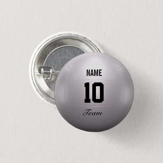Volleyball-Team Button (Vorne & Hinten)
