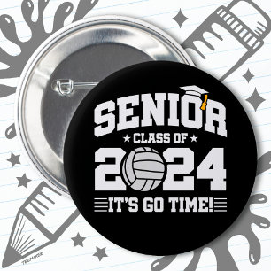 Volleyball Team Class 2024 Abschluss Senior 2024 Button