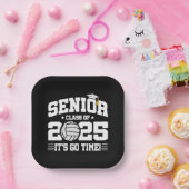 Volleyball Team Class 2025 Abschluss Senior 2025 Pappteller (Party)