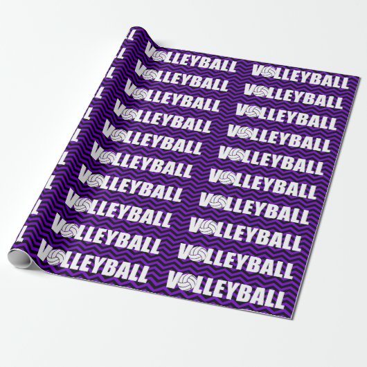 Volleyball Team Color Geschenkpapier (Ungerollt)