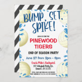 VOLLEYBALL-TEAM-EINLADUNG EINLADUNG (Vorne/Hinten)