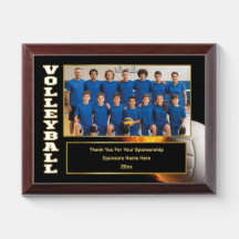 Volleyball Team Foto mit eigenem Sponsor