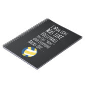 Volleyball Team gibt Bulk Notizblock (Linke Seite)