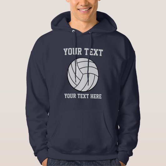 Volleyball-Team Hoodie (Vorderseite)