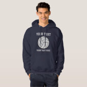 Volleyball-Team Hoodie (Vorne ganz)