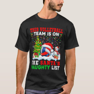 Volleyball Team ist auf der Weihnachtsliste für di T-Shirt