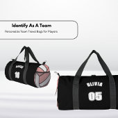 Volleyball Team Name Custom Sports Duffle Bag