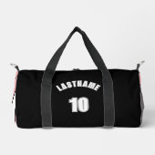 Volleyball Team Name Custom Sports Duffle Bag (Vorderseite)