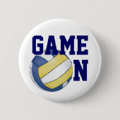 Volleyball Team Name und Nummer Button (Vorderseite)