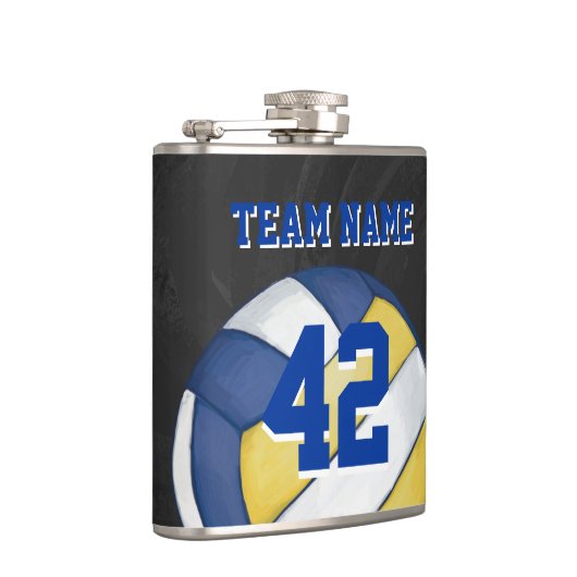 Volleyball Team Name und Nummer Flachmann (Rechts)