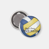 Volleyball Team Name und Nummer Magnet (Vorderseite/Rückseite)