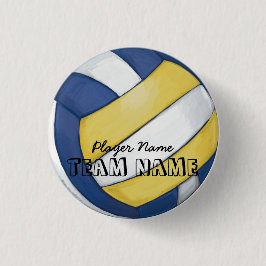 Volleyball-Team-Name und Zahl Button