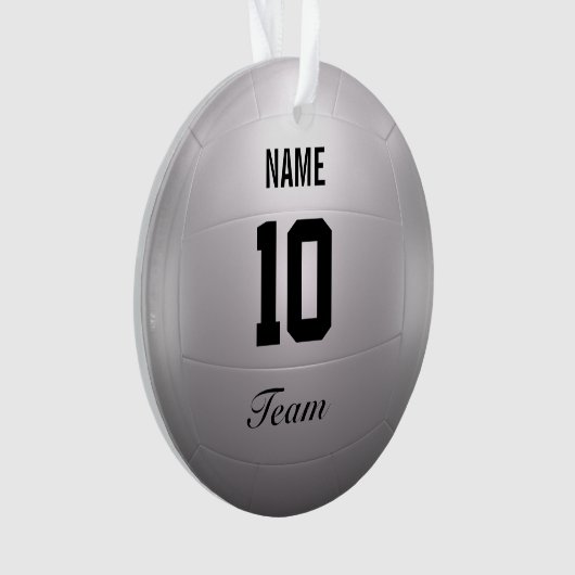 Volleyball-Team Ornament (Vorderseite)