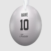 Volleyball-Team Ornament (Vorderseite)