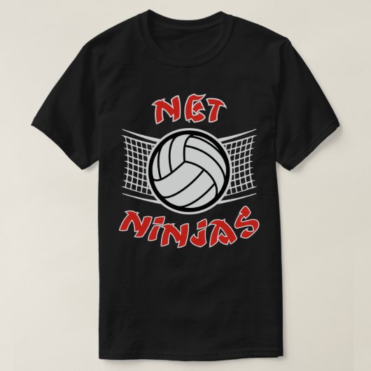 Volleyball Team Shirt für Männer Amp Women Net Nin (Design vorne)