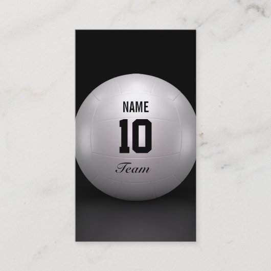 Volleyball-Team Visitenkarte (Vorderseite)