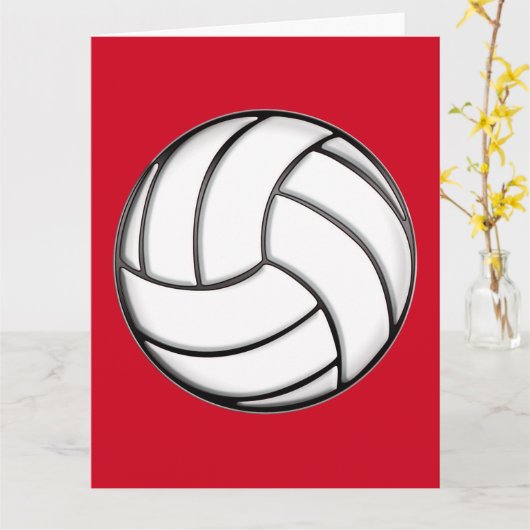 Volleyball Team wird bald gut Teamkollegen oder Tr Karte (Gelbe Blume)