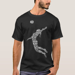 Volleyball Teen Girl Women Youth Player T - Shirt