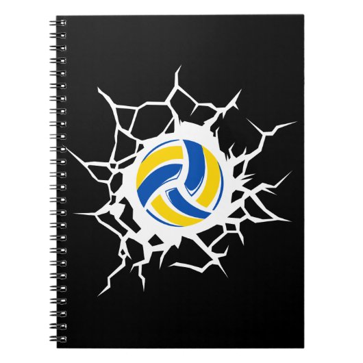 Volleyball Themed Notizblock (Vorderseite)