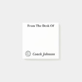 Volleyball - Themennotizen Post-it Klebezettel (Vorderseite)