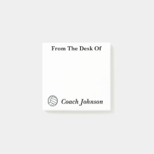 Volleyball - Themennotizen Post-it Klebezettel