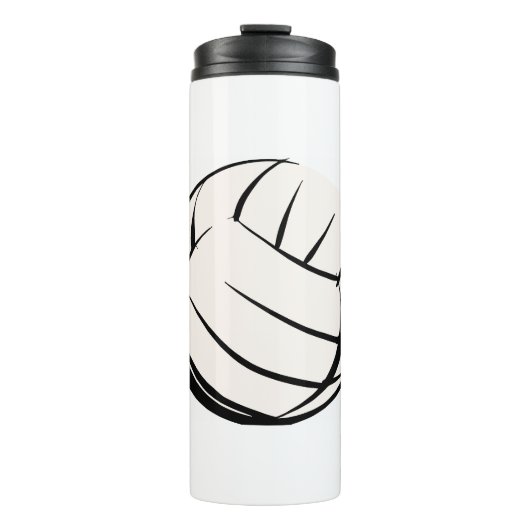 Volleyball Thermosbecher (Vorderseite)