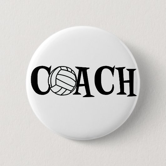 Volleyball-Trainer Button (Vorderseite)