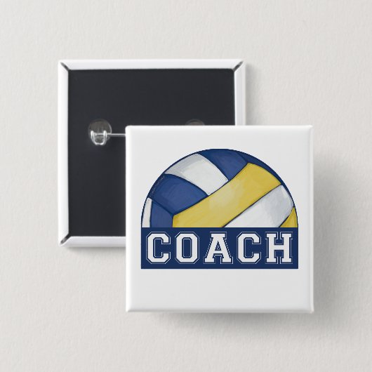 Volleyball-Trainer Button (Vorne & Hinten)
