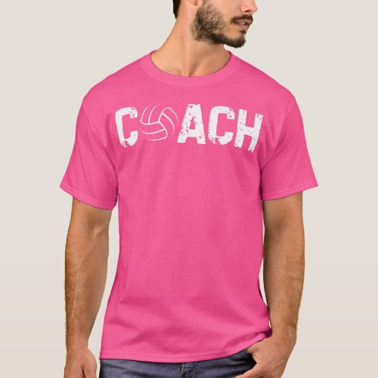 Volleyball Trainer Coachen Funny T-Shirt (Vorderseite)
