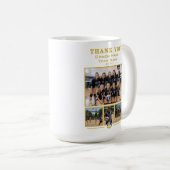 Volleyball-Trainer Collage Team 4 Foto Kaffeetasse (VorderseiteRechts)