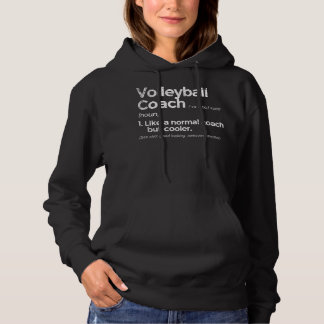 Volleyball-Trainer Definition Witziges Geschenk Hoodie