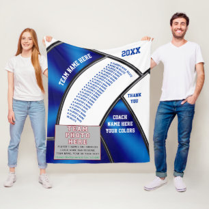Volleyball-Trainer-Geschenk-Ideen, Foto, Fleecedecke