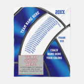 Volleyball-Trainer-Geschenk-Ideen, Foto, Fleecedecke (Vorderseite)