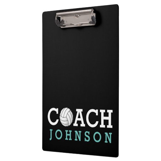 Volleyball-Trainer-individueller Name Klemmbrett (Links)