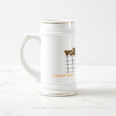 Volleyball-Trainer-/Jahreszeit-Geschenk-Tasse Bierglas (Links)