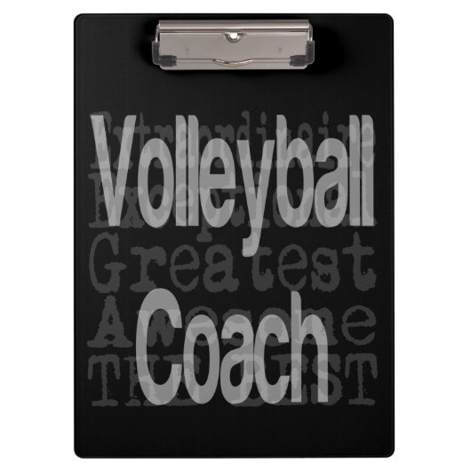 Volleyball-Trainer Klemmbrett (Vorderseite)