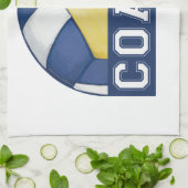 Volleyball-Trainer Küchentuch (Gefaltet)